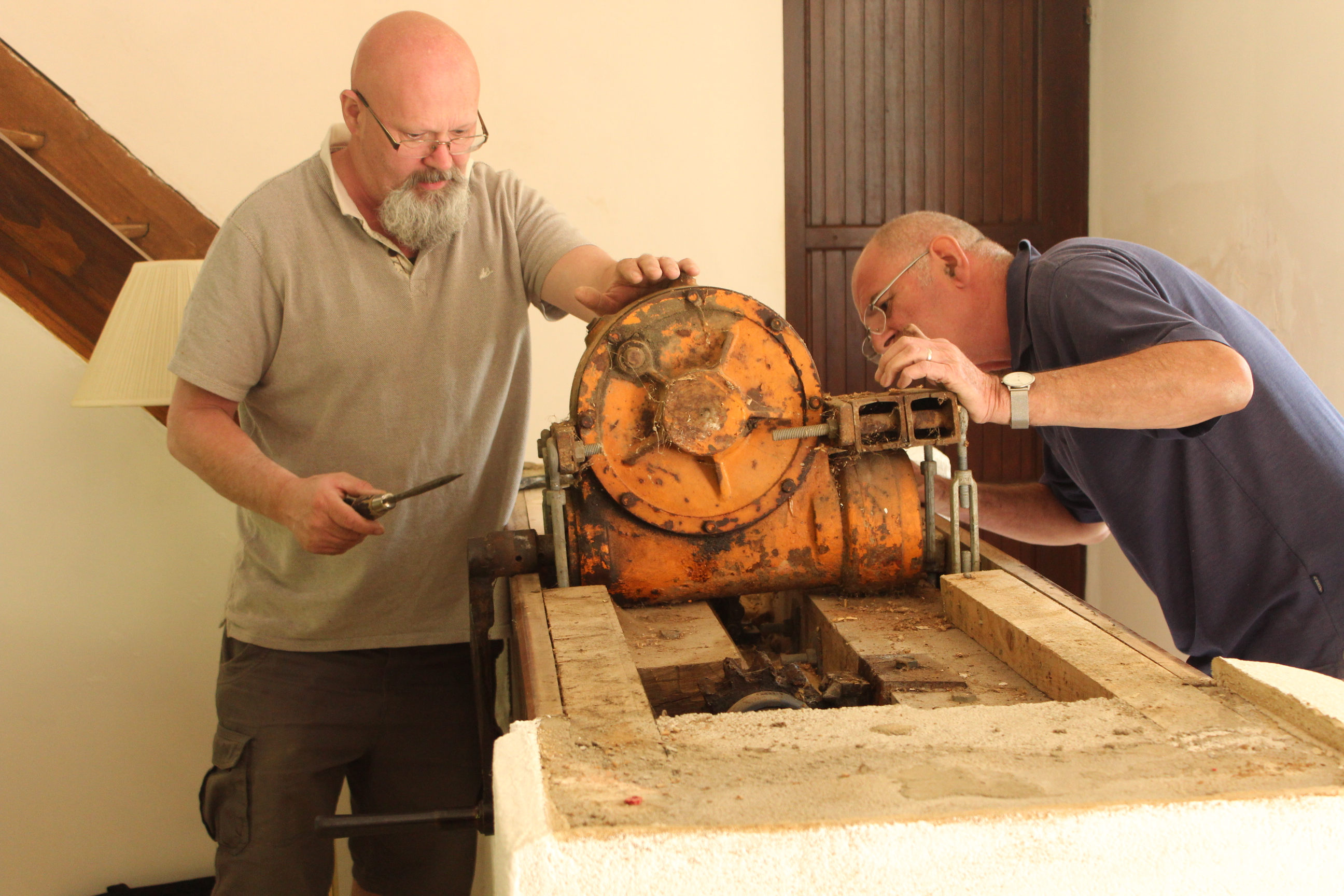 repairs to the sluice gate mechanism